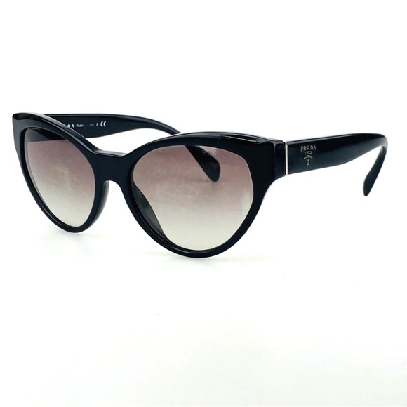 Prada Black Cat Eye Sunglasses SPR085, with case - Picture 2 of 14